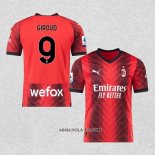 Camiseta Primera AC Milan Jugador Giroud 2023-2024