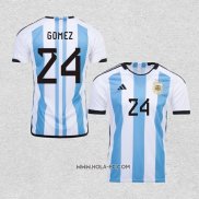 Camiseta Primera Argentina Jugador Gomez 2022
