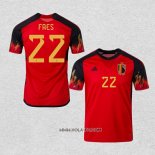 Camiseta Primera Belgica Jugador Faes 2022