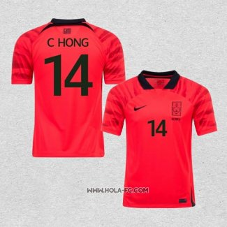 Camiseta Primera Corea del Sur Jugador Hong Chul 2022