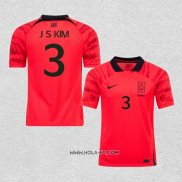 Camiseta Primera Corea del Sur Jugador Kim Jin Su 2022