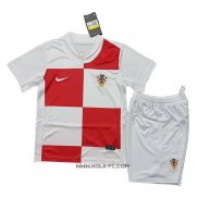 Camiseta Primera Croacia 2024 Nino