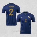 Camiseta Primera Francia Jugador Pavard 2022