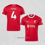 Camiseta Primera Liverpool Jugador Virgil 2023-2024