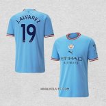Camiseta Primera Manchester City Jugador J.Alvarez 2022-2023