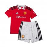 Camiseta Primera Manchester United 2022-2023 Nino