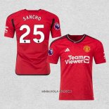 Camiseta Primera Manchester United Jugador Sancho 2023-2024