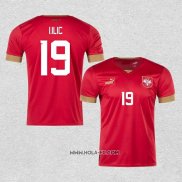 Camiseta Primera Serbia Jugador I.Ilic 2022