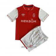 Camiseta Primera Stade de Reims 2023-2024 Nino