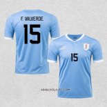 Camiseta Primera Uruguay Jugador F.Valverde 2022