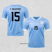 Camiseta Primera Uruguay Jugador F.Valverde 2022