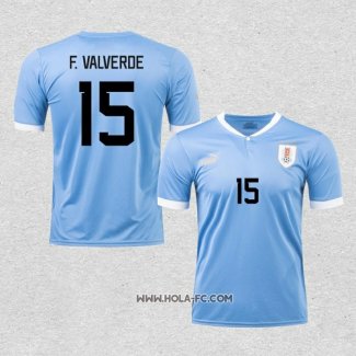 Camiseta Primera Uruguay Jugador F.Valverde 2022