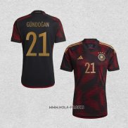 Camiseta Segunda Alemania Jugador Gundogan 2022