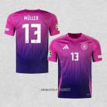 Camiseta Segunda Alemania Jugador Muller 2024