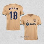 Camiseta Segunda Barcelona Jugador Jordi Alba 2022-2023