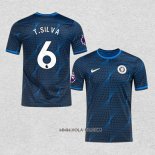 Camiseta Segunda Chelsea Jugador T.Silva 2023-2024