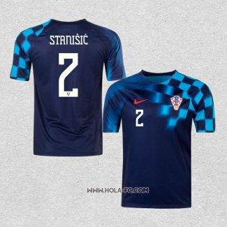 Camiseta Segunda Croacia Jugador Stanisic 2022