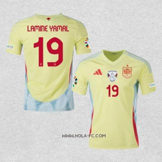 Camiseta Segunda Espana Jugador Lamine Yamal 2024