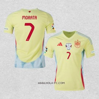 Camiseta Segunda Espana Jugador Morata 2024