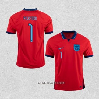 Camiseta Segunda Inglaterra Jugador Pickford 2022