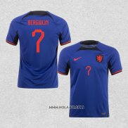 Camiseta Segunda Paises Bajos Jugador Bergwijn 2022