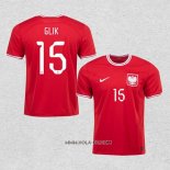 Camiseta Segunda Polonia Jugador Glik 2022