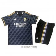 Camiseta Segunda Real Madrid 2023-2024 Nino