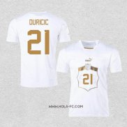 Camiseta Segunda Serbia Jugador Duricic 2022