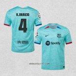 Camiseta Tercera Barcelona Jugador R.Araujo 2023-2024