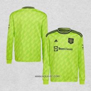 Camiseta Tercera Manchester United 2022-2023 Manga Larga