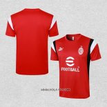 Camiseta de Entrenamiento AC Milan 2023-2024 Rojo