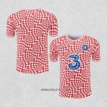 Camiseta de Entrenamiento Chelsea 2022-2023 Rojo y Blanco