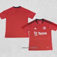 Camiseta de Entrenamiento Manchester United 2022 Rojo