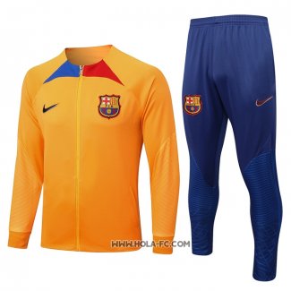 Chandal de Chaqueta del Barcelona 2022-2023 Naranja