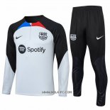 Chandal de Sudadera del Barcelona 2023-2024 Gris