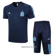 Chandal del Argentina 2023-2024 Manga Corta Azul - Pantalon Corto