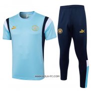 Chandal del Manchester City 2023-2024 Manga Corta Azul