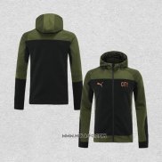 Chaqueta con Capucha del Manchester City 2021-2022 Verde