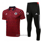 Conjunto Polo del Bayern Munich 2022-2023 Rojo