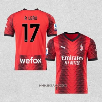 Camiseta Primera AC Milan Jugador R.Leao 2023-2024