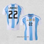 Camiseta Primera Argentina Jugador L.Martinez 2024