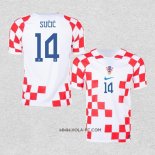 Camiseta Primera Croacia Jugador Sucic 2022