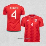 Camiseta Primera Gales Jugador B.Davies 2022