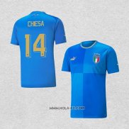 Camiseta Primera Italia Jugador Chiesa 2022
