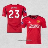 Camiseta Primera Manchester United Jugador Shaw 2023-2024