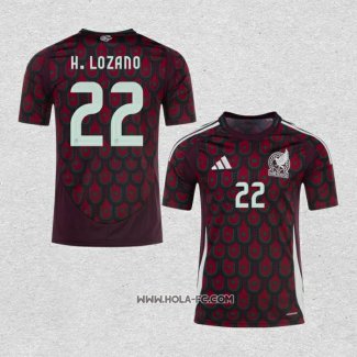 Camiseta Primera Mexico Jugador H.Lozano 2024