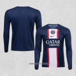 Camiseta Primera Paris Saint-Germain 2022-2023 Manga Larga