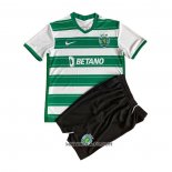 Camiseta Primera Sporting 2021-2022 Nino