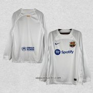 Camiseta Segunda Barcelona 2023-2024 Manga Larga