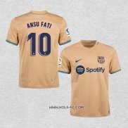 Camiseta Segunda Barcelona Jugador Ansu Fati 2022-2023